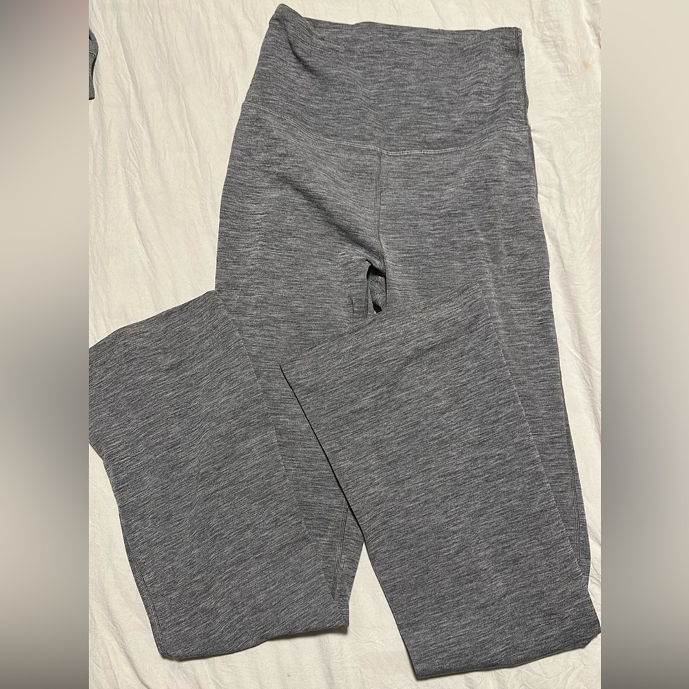 Sold on Mercari Lululemon Groove Flare pant heathered gray Luon size 4